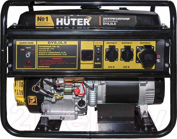 Изображение товара Бензиновый генератор Huter DY8.0LX (64/1/76)