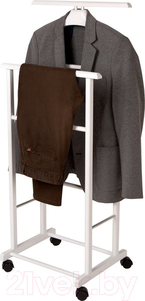 Изображение товара Стойка для одежды Мебелик Костюмная В 22Н (белый)