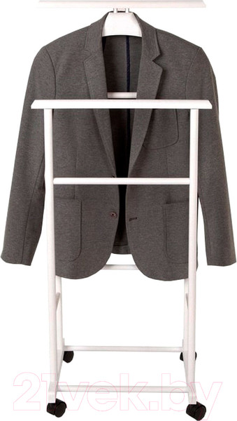 Изображение товара Стойка для одежды Мебелик Костюмная В 22Н (белый)