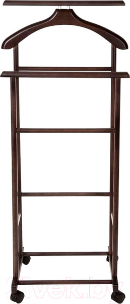 Изображение товара Стойка для одежды Мебелик Костюмная на колесах В 22Н (венге)