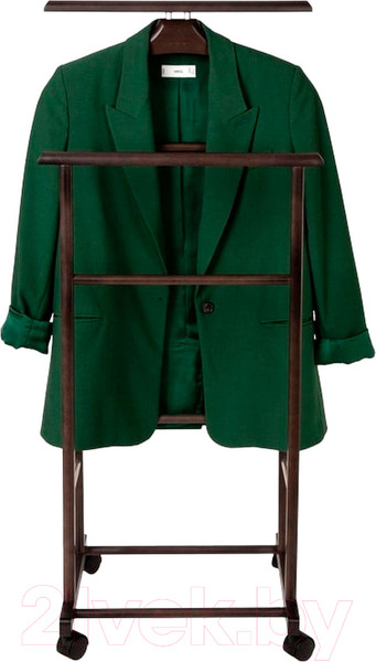 Изображение товара Стойка для одежды Мебелик Костюмная на колесах В 22Н (венге)