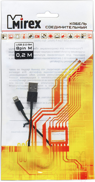 Изображение товара Кабель Mirex 13700-BC017IGR (1.2м)