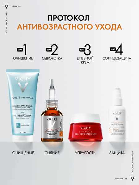 Изображение товара Сыворотка для лица Vichy Liftactiv Supreme с витамином С (20мл)