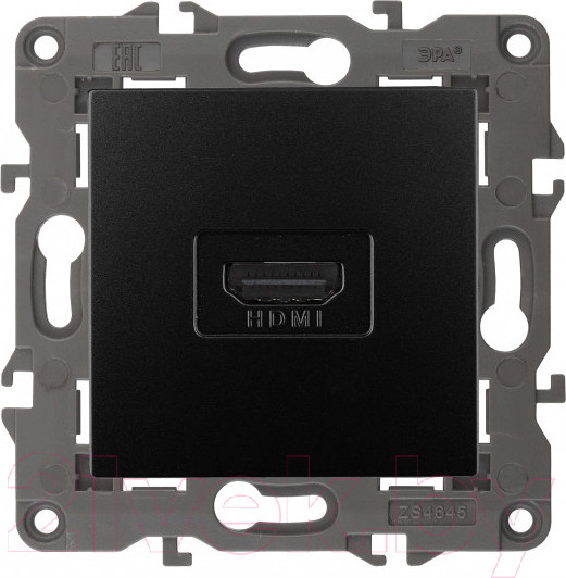 Изображение товара Розетка ЭРА Elegance 14-3114-05 / Б0034336 (антрацит)