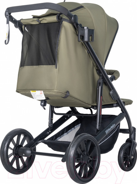 Изображение товара Детская прогулочная коляска Farfello Bonnie Black / BB (свежая зелень)