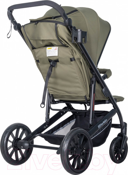 Изображение товара Детская прогулочная коляска Farfello Bonnie Black / BB (свежая зелень)