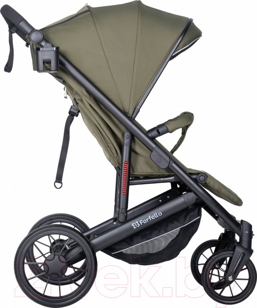Изображение товара Детская прогулочная коляска Farfello Bonnie Black / BB (свежая зелень)