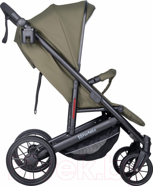 Изображение товара Детская прогулочная коляска Farfello Bonnie Black / BB (свежая зелень)