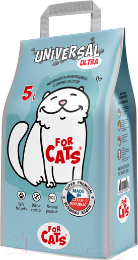 Изображение товара Наполнитель для туалета For Cats Universal Ultra / TUZ527 (5л)