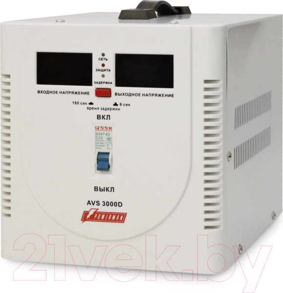 Изображение товара Стабилизатор напряжения PowerMan AVS 3000D