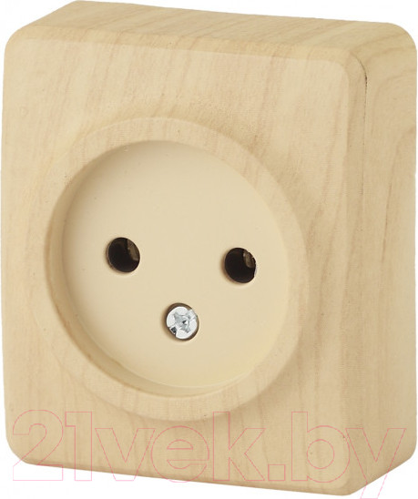 Изображение товара Розетка ЭРА Эксперт 11-2201-11 / Б0031553 (сосна)