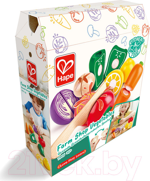 Изображение товара Набор игрушечных продуктов Hape Овощи / E3181_HP