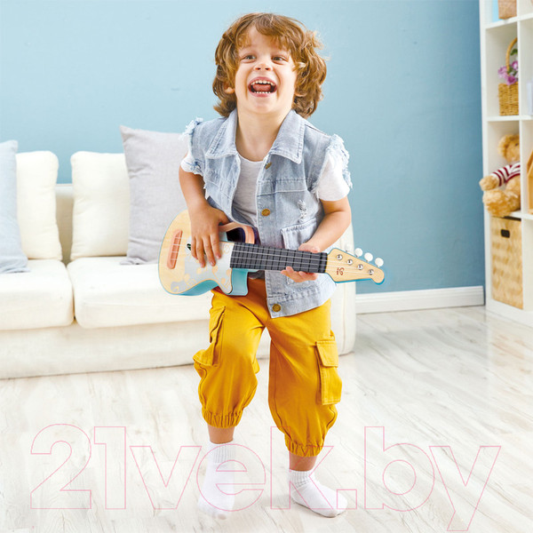 Изображение товара Музыкальная игрушка Hape Укулеле Рок-н-ролл / E0626_HP