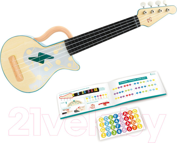 Изображение товара Музыкальная игрушка Hape Укулеле Рок-н-ролл / E0626_HP