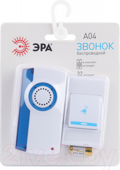 Изображение товара Электрический звонок ЭРА A04 / Б0053278