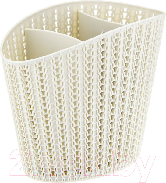 Изображение товара Подставка для кухонных приборов Idea Вязание М1166 (белый)