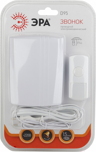 Изображение товара Электрический звонок ЭРА D95 / Б0018138