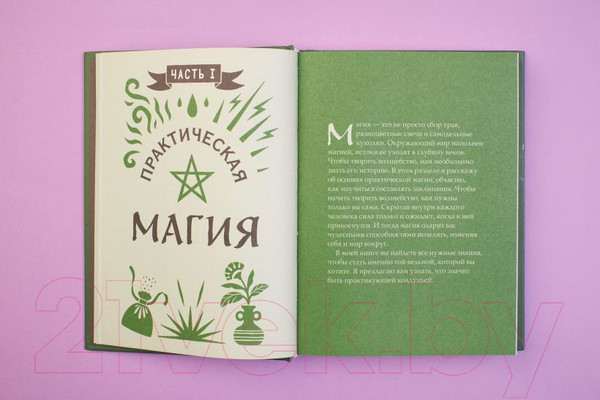 Изображение товара Книга Эксмо Книга заклинаний для новых ведьм (Хауторн А.)