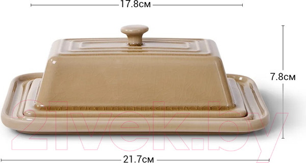 Изображение товара Масленка Fissman Hygge 6340 (бежевый)