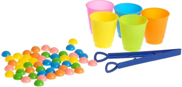 Изображение товара Сортер Zabiaka Стаканчики. Цветные фишечки / 3970865