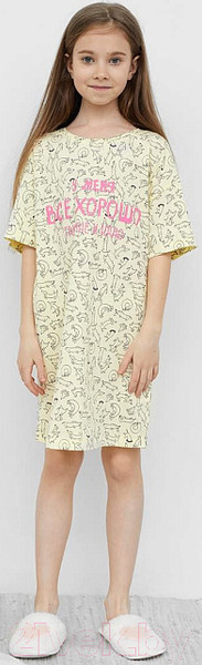 Изображение товара Сорочка детская Mark Formelle 577717 (р.110-56, таксы на желтом)