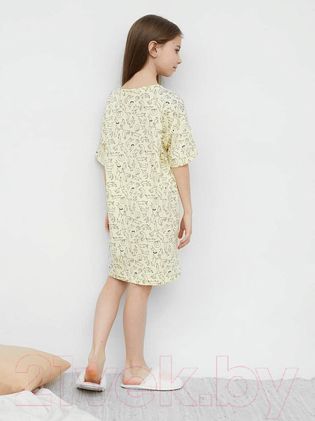 Изображение товара Сорочка детская Mark Formelle 577717 (р.110-56, таксы на желтом)