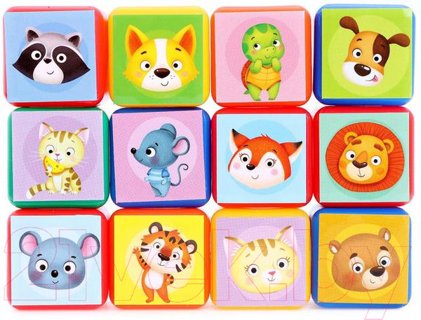 Изображение товара Развивающая игра Zabiaka Кубики. Животные / 5416433