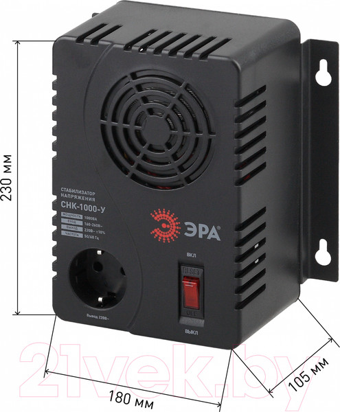 Изображение товара Стабилизатор напряжения ЭРА СНК-1000-У / Б0031064