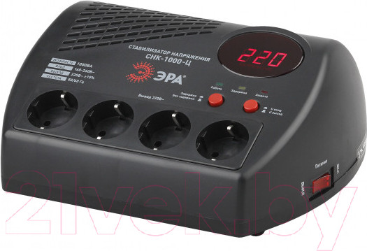Изображение товара Стабилизатор напряжения ЭРА СНК-1000-Ц / Б0031072