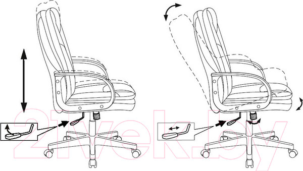 Изображение товара Кресло офисное Бюрократ CH-868LT Fabric (серый 38-417)