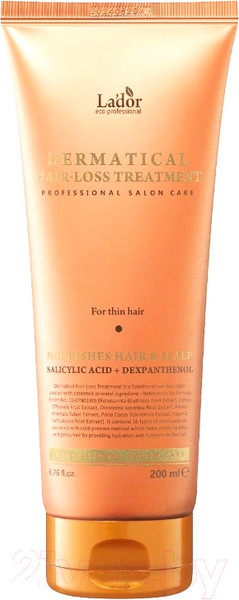 Изображение товара Маска для волос La'dor Dermatical Hair-Loss Treatment For Thin Hair (200мл)