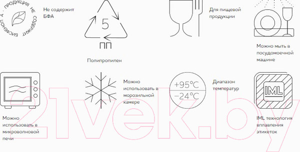 Изображение товара Мерная емкость Бытпласт 431264301