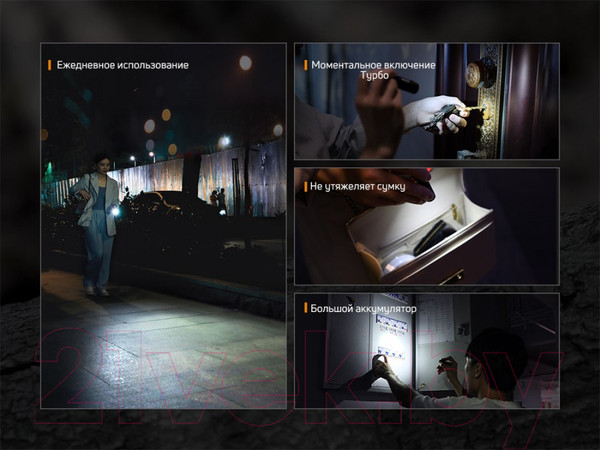 Изображение товара Фонарь Fenix Light E05RBR (коричневый)