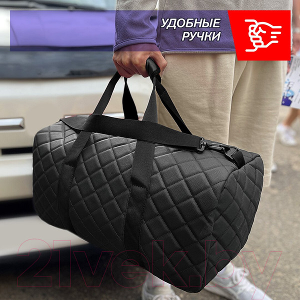 Изображение товара Сумка дорожная ElCrucce 48x25x25см (черный)