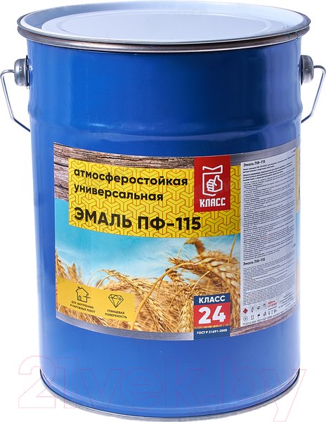 Изображение товара Эмаль Класс 24 ПФ-115 (5кг, ярко-зеленый)