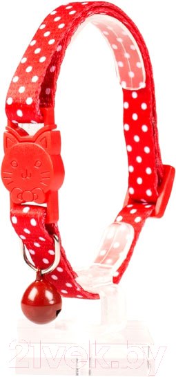 Изображение товара Ошейник Duvo Plus Белые точки / 11166/red (красный)