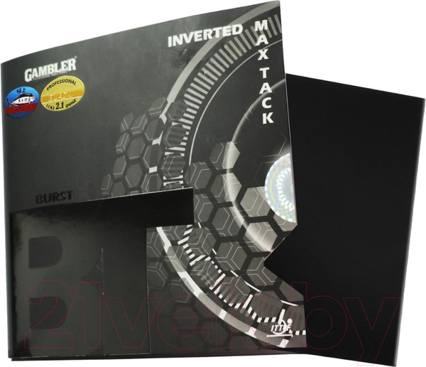 Изображение товара Накладка для ракетки настольного тенниса Gambler Burst / GCP-7.1 (черный)