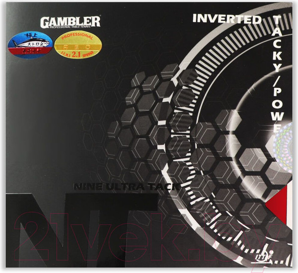 Изображение товара Накладка для ракетки настольного тенниса Gambler Nine Ultra / GCP-5 (красный)