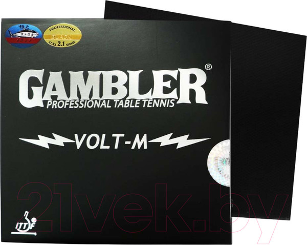 Изображение товара Накладка для ракетки настольного тенниса Gambler Volt M / GCP-4.1 (черный)