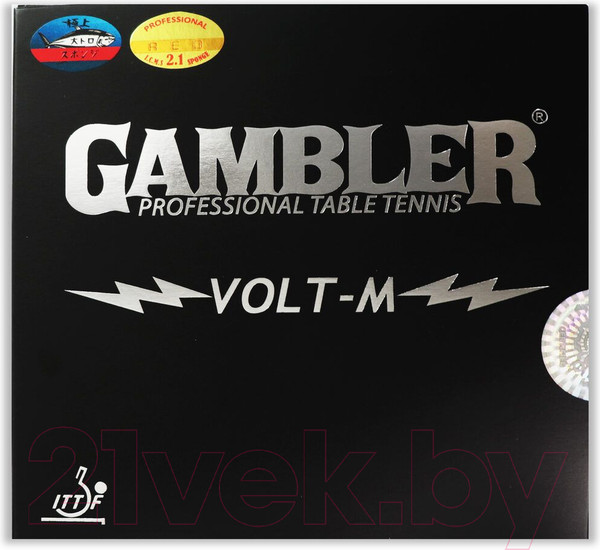Изображение товара Накладка для ракетки настольного тенниса Gambler Volt M / GCP-4 (красный)