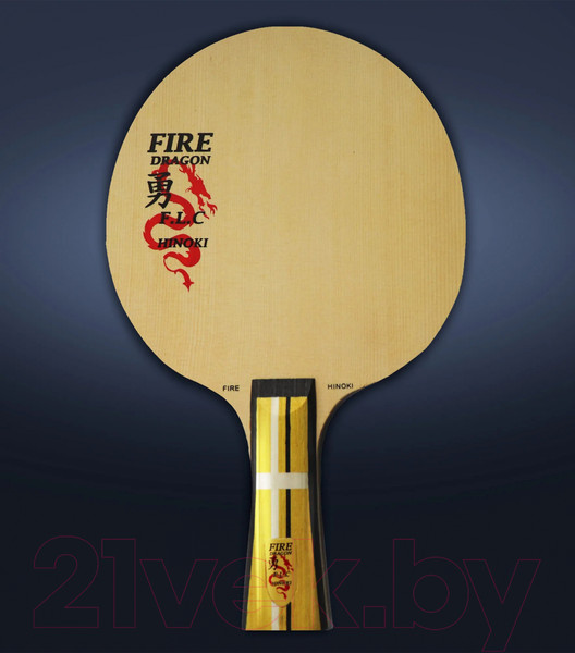 Изображение товара Основание для ракетки настольного тенниса Gambler Fire Dragon Hinoki Flared / GFC-2