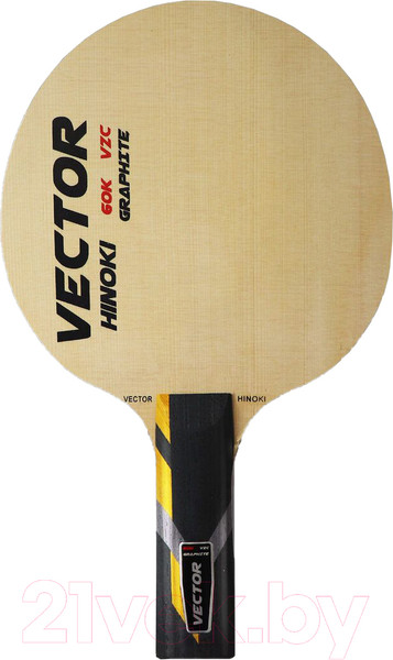 Изображение товара Основание для ракетки настольного тенниса Gambler Vector Hinoki Straight / GFC-19