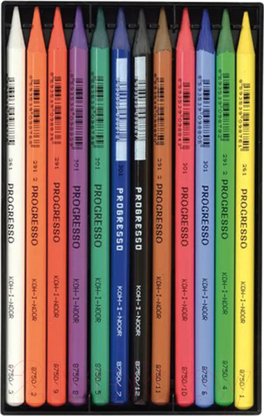 Изображение товара Набор цветных карандашей Koh-i-Noor Progresso (12цв)