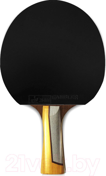 Изображение товара Ракетка для настольного тенниса Gambler Im8 Carbon Burst / GRC-11 (коническая)