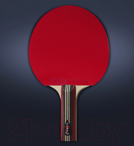 Изображение товара Ракетка для настольного тенниса Gambler Pure 7 Nine Ultra Tack / GRC-8 (прямая)