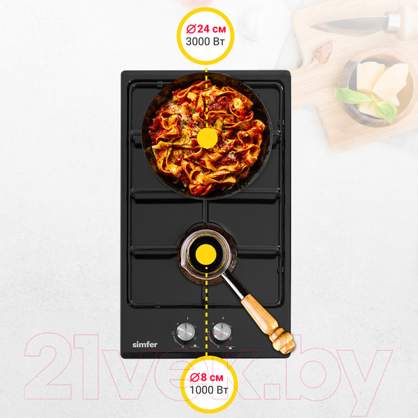 Изображение товара Газовая варочная панель Simfer H30V20B420