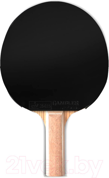 Изображение товара Ракетка для настольного тенниса Gambler Zebrawood Classic Volt M / GRC-2 (прямая)