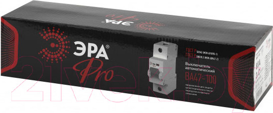 Изображение товара Выключатель автоматический ЭРА Pro NO-902-277 ВА47-100 2Р 80А 10кА С / Б0048867