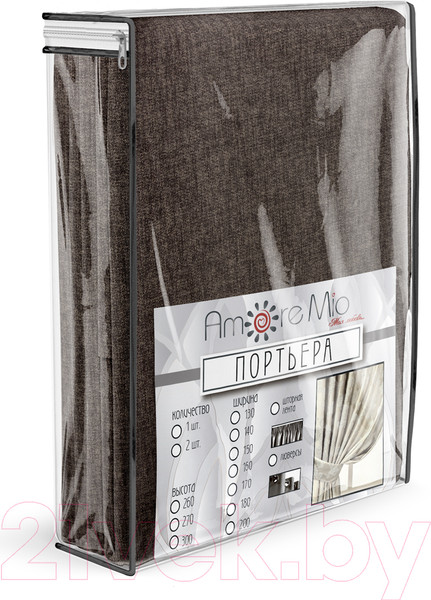 Изображение товара Штора Amore Mio RR 102-07 200x270 / 83510 (коричневый)