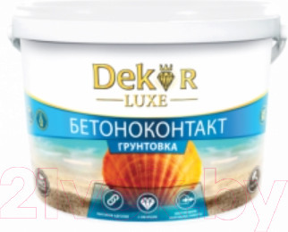 Изображение товара Грунтовка Dekor Бетонконтакт ВД-АК-0158 (3кг)